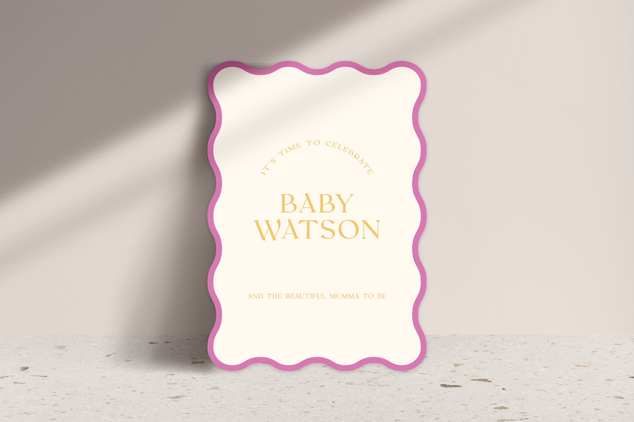 Always Forever Baby Shower Sign